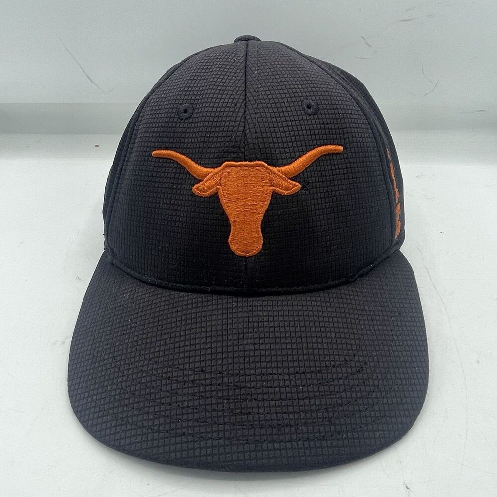 Top of the World Texas Longhorns Hat Memory Fit Black Cap OSFA